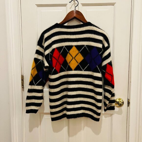 Rafaella Sweater Womens Angora Rabbit Hair Lambswool Pullover - Picture 8 of 16